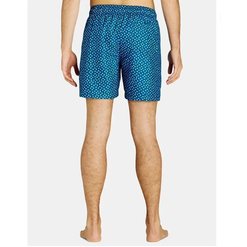 Men's Elastic Waist Swim Trunks Shorts 6